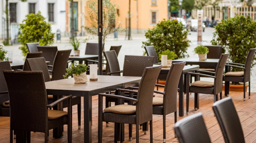 First Inn Hotel Zwickau - Terrasse/Außenbereich