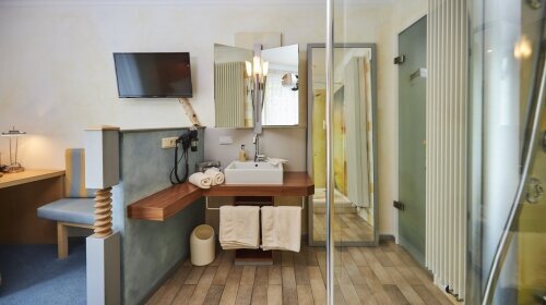 Flair Hotel Zum Schwarzen Reiter - Badezimmer