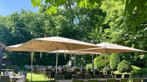 Flair Hotel Zum Schwarzen Reiter - Terrasse/Außenbereich