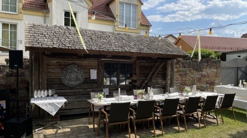 Flair Hotel Zum Schwarzen Reiter - Terrasse/Außenbereich