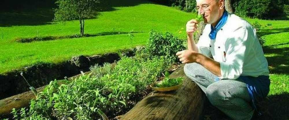 Frische Kräuter Küche des Hotel Lawine