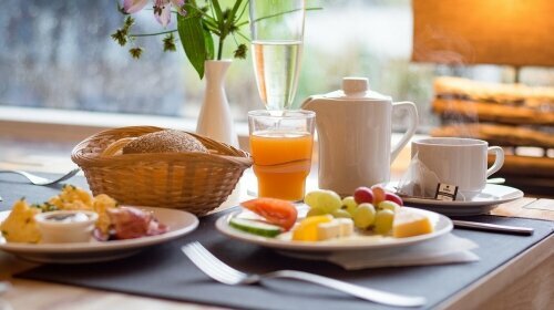 Frühstück mit Seeblick