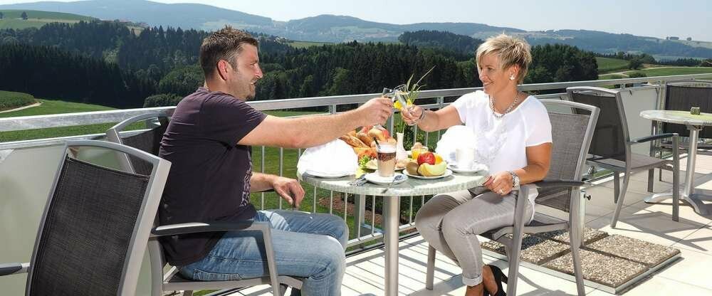 Frühstück auf der Terrasse