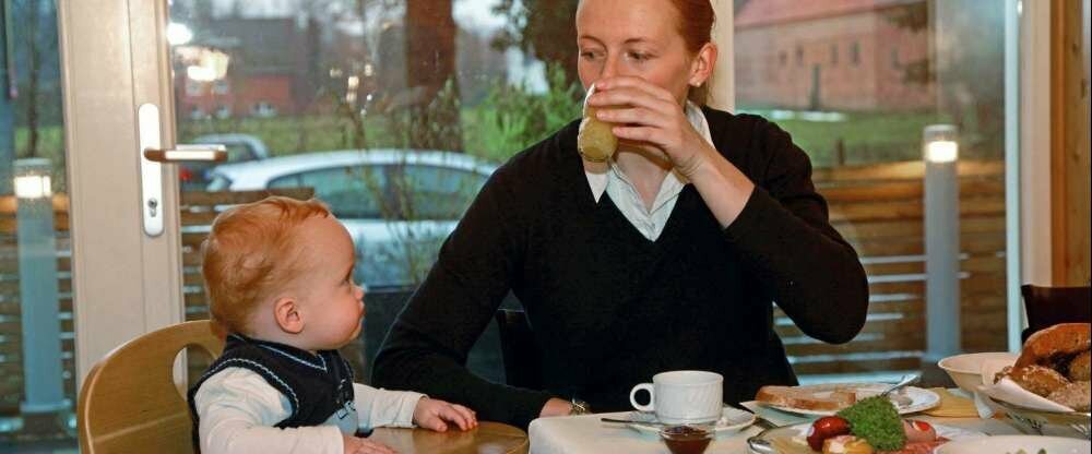 Frühstück im Hotel