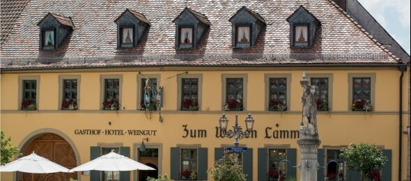 Gasthof zum Weißen Lamm - Hotel-Außenansicht, Quelle: Gasthof zum Weißen Lamm