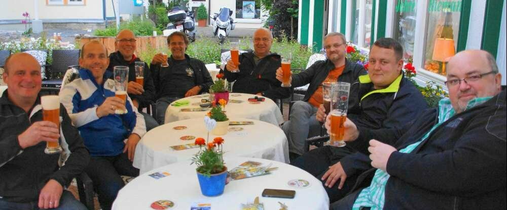 gemütlich auf unserer Terasse