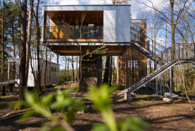 Haus am Fundament, Quelle: Baumhaus Lodge Schrems