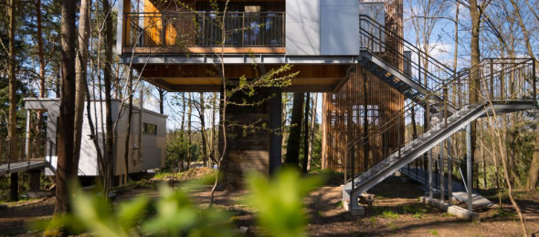 Haus am Fundament, Quelle: Baumhaus Lodge Schrems