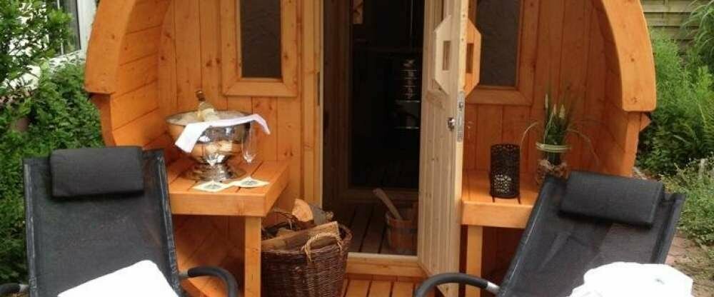 Hauseigene Fasssauna