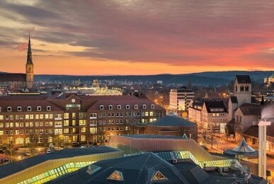 Hildesheim bei Nacht, Quelle: Parkhotel Berghölzchen