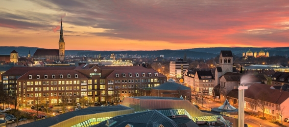 Hildesheim bei Nacht, Quelle: Parkhotel Berghölzchen
