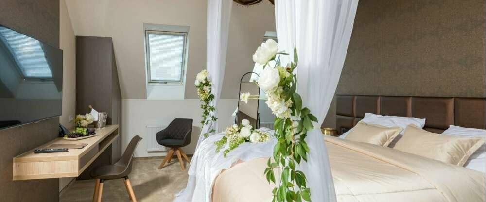 Hochzeitssuite mit privater Dachterasse