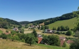 Blick von der "Freienstein-Ruine" auf das Hotel