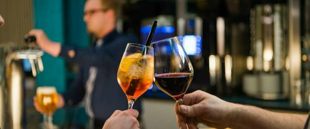 Hotel Alte Werft - Hotelbar im Restaurant Schnürboden