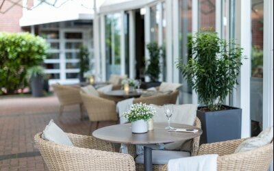 Hotel Am Badepark - Terrasse/Außenbereich