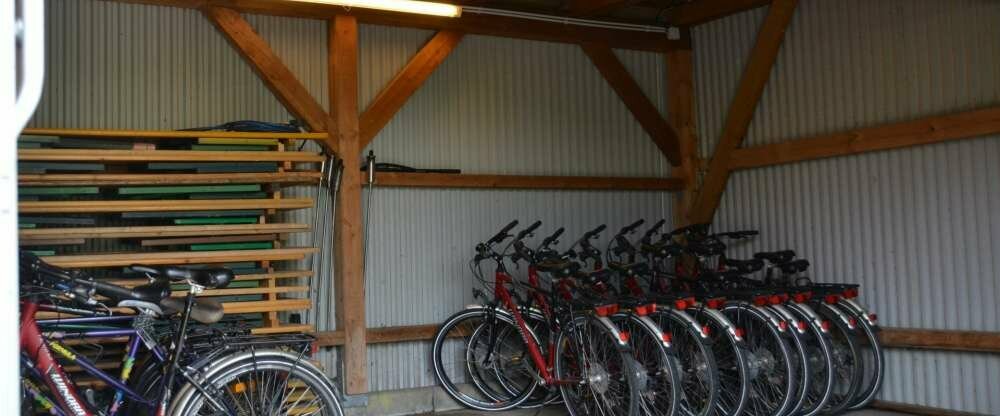 abschließbare Fahrradgarage