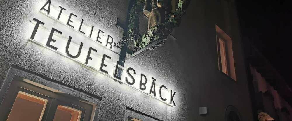 In direkter Nachbarschaft zum Hotel Brunner finden Sie das Atelier Teufelsbäck.