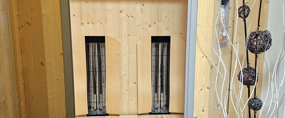 Hotel Cafe Fuggerhof - Wellnessbereich Infrarot Sauna