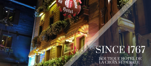 Hotel de la Croix Federale - Hotel-Außenansicht, Quelle: Hotel de la Croix Federale