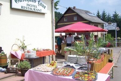 Hotel Restaurant Laux - Terrasse/Außenbereich, Quelle: Hotel Restaurant Laux