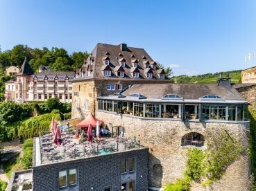 Hotel Schloss Rheinfels  - Hotel-Außenansicht, Quelle: Hotel Schloss Rheinfels 