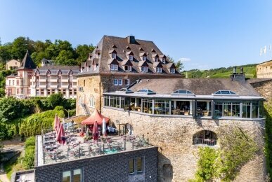 Hotel Schloss Rheinfels - Hotel-Außenansicht, Quelle: Hotel Schloss Rheinfels 