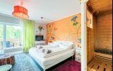 Themenzimmer mit Sauna und Wasserbett