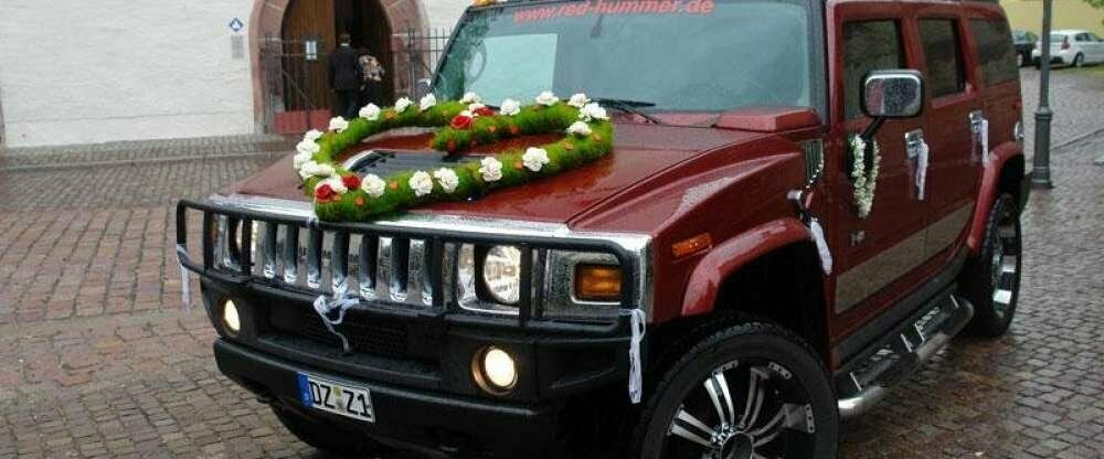 Hummer H2 als Hochzeitsauto