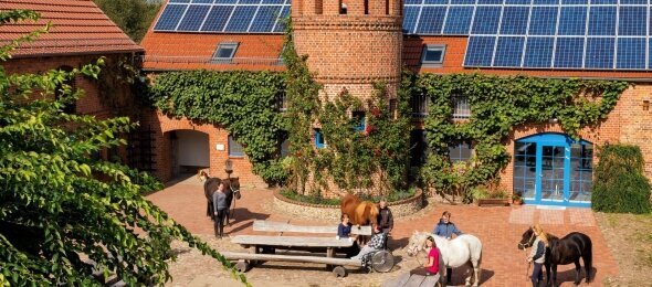 Innenhof, Quelle: Reiter- und Erlebnisbauernhof Groß Briesen 