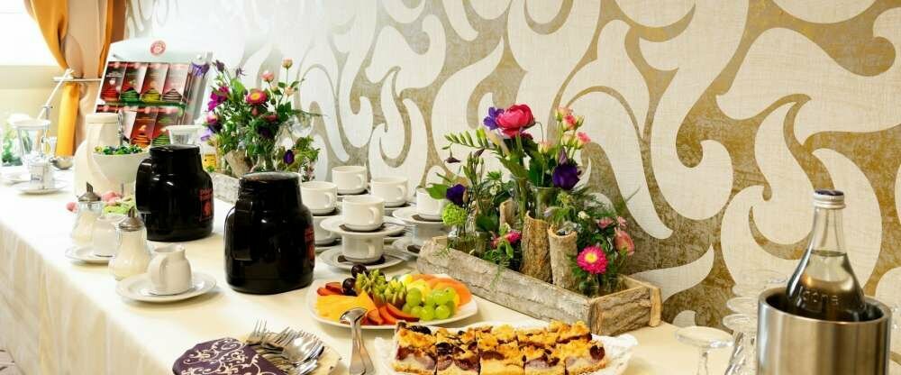 Kaffeepause im Veranstaltungsraum