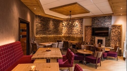 gemütliche Kamin Lounge