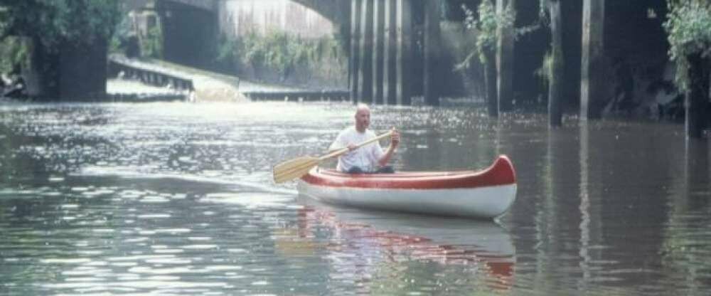 Kanu auf der Oste direkt am Hotel