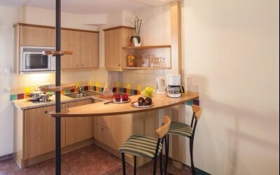 Kitchenette in der Suite