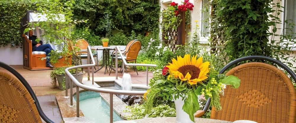 Kneippgärtchen im Vitalhotel am Stadtpark