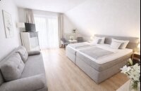 Das Komfort Doppelzimmer bietet modernen Komfort und gemütliche Atmosphäre.