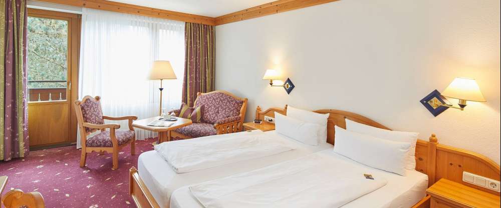 Großzügiges Komfort Doppelzimmer mit Balkon zur Einzelnutzung.
