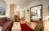 2-Raum-Appartement mit getrenntem Wohn- und Schlafbereich, Dusche oder Bad/WC