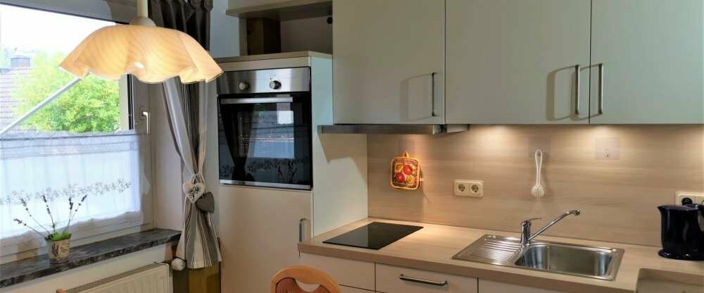 Küche in einer Ferienwohnung