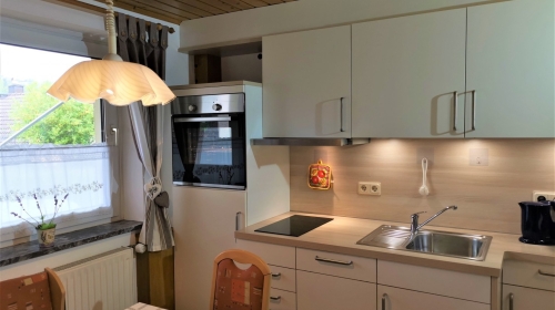 Küche in einer Ferienwohnung
