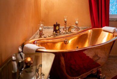 Kupferwanne, Quelle: Waldhotel Tannenhäuschen 