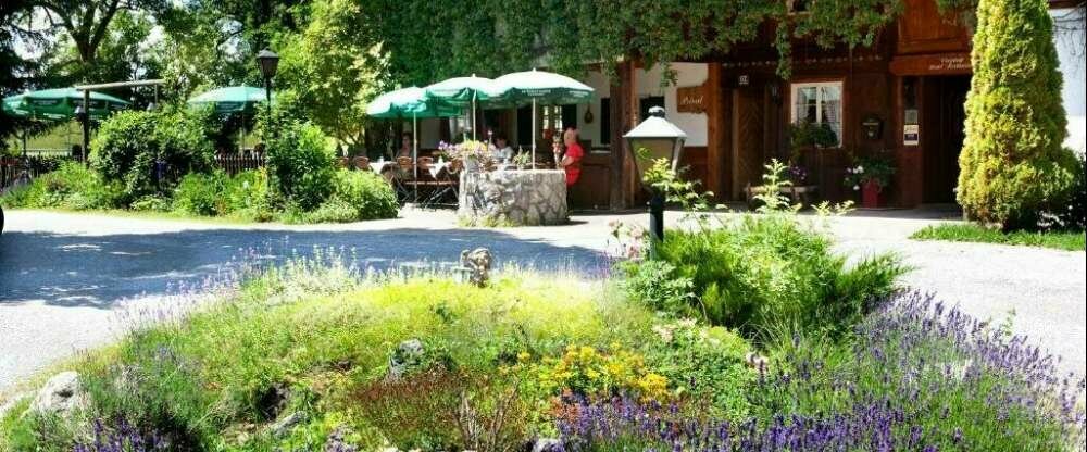 Landhotel Huberhof - Terrasse/Außenbereich
