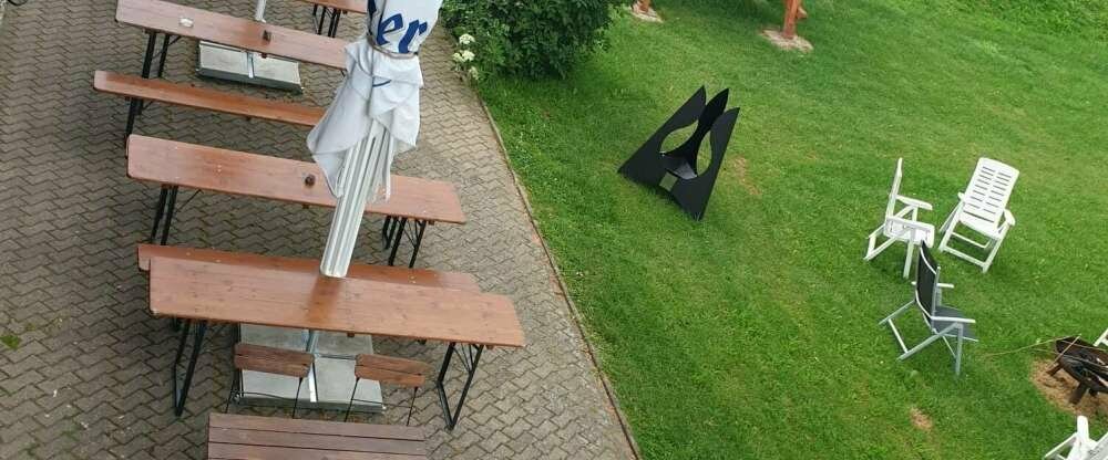 Landidyll Landhaus zum Mushof - Terrasse/Außenbereich