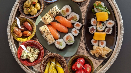 Liebeshöhle Berlin - Sushi mit Antipasti