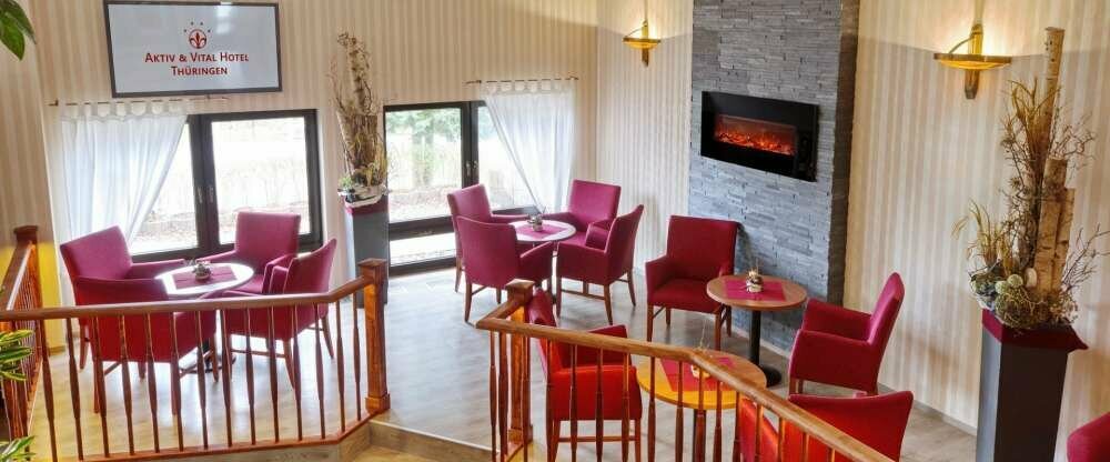 Lounge in der Hotel-Lobby 