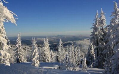 Schneeschuhwanderer