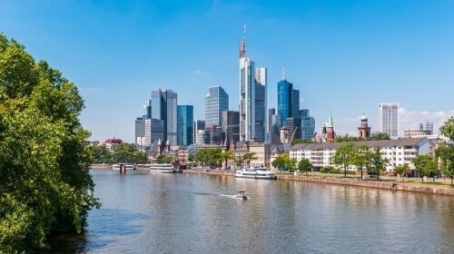 mit seiner in Deutschland einzigartigen Skyline