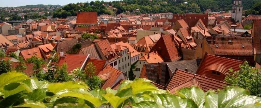 Meißen von der Terrasse aus