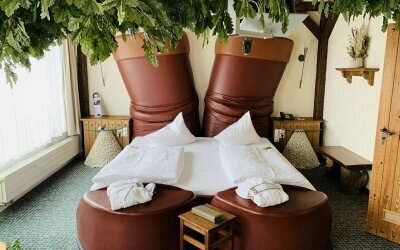 Riesensuite mit Wasserbett