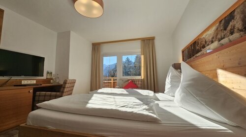 Naturhotel Cafe Waldesruhe - Doppelzimmer mit Süd- Panoramabalkon