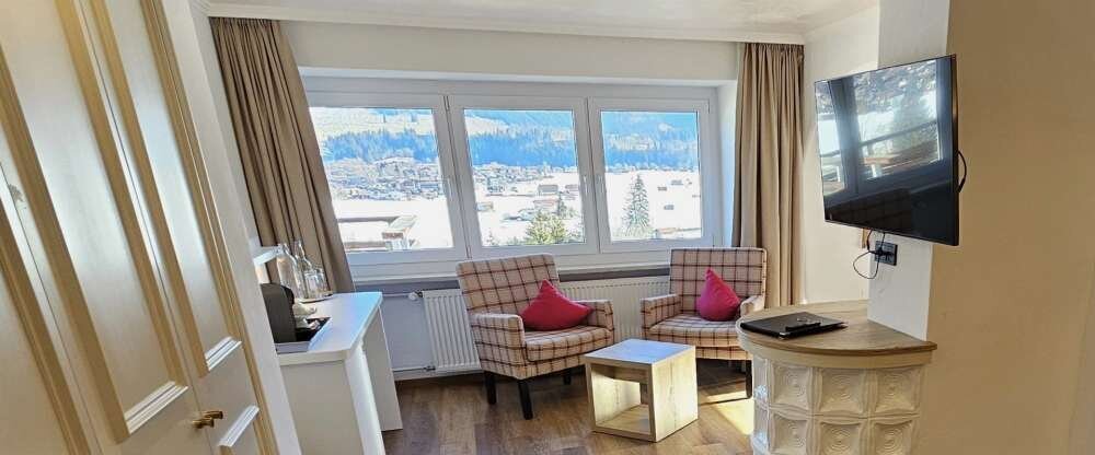 Naturhotel Cafe Waldesruhe - Apartment mit rundem Bett